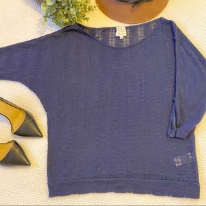 Fun and flirty navy blue blouse.